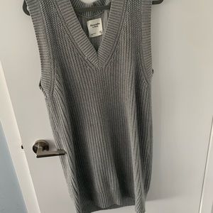 Knitted vest dress